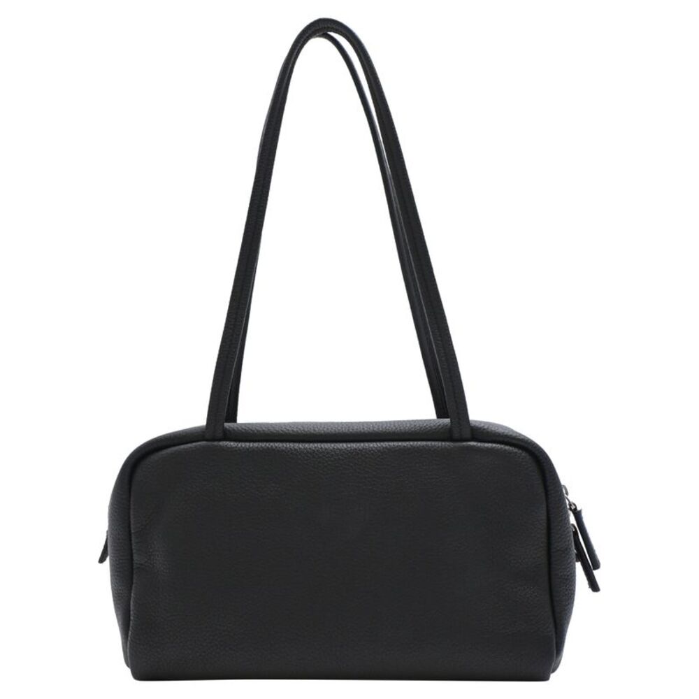 The Row Nappa Astra Bowling Bag in Black Leather